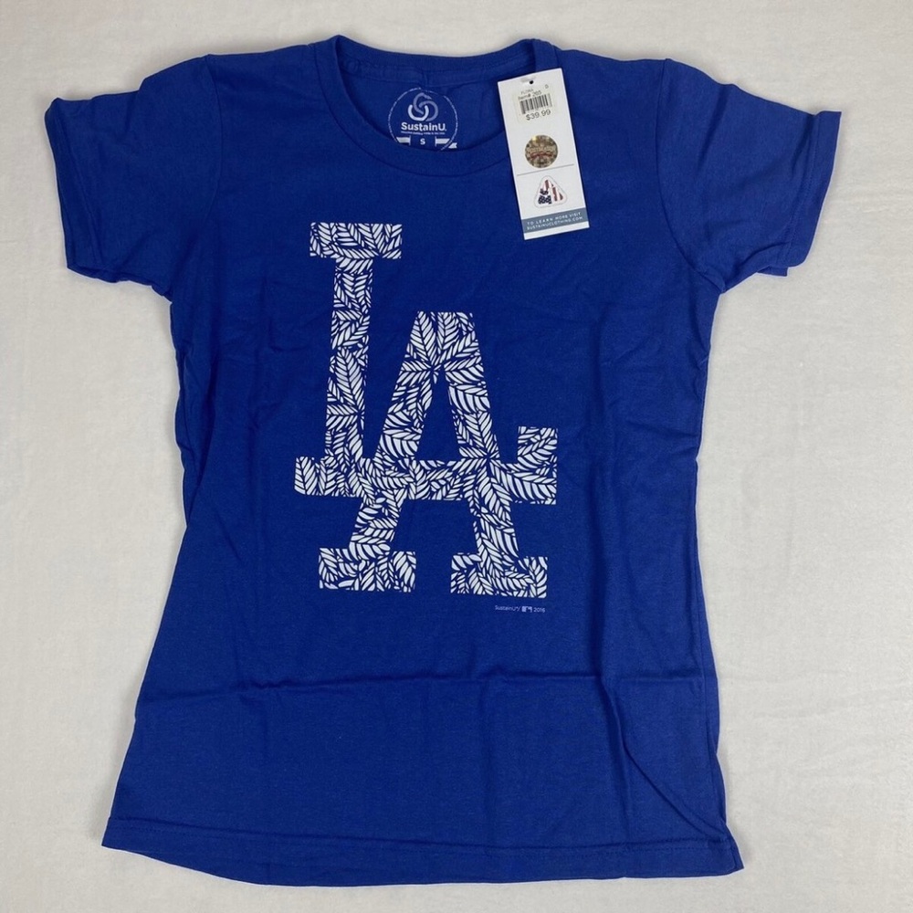Blue LA Dodgers Graphic T-Shirt